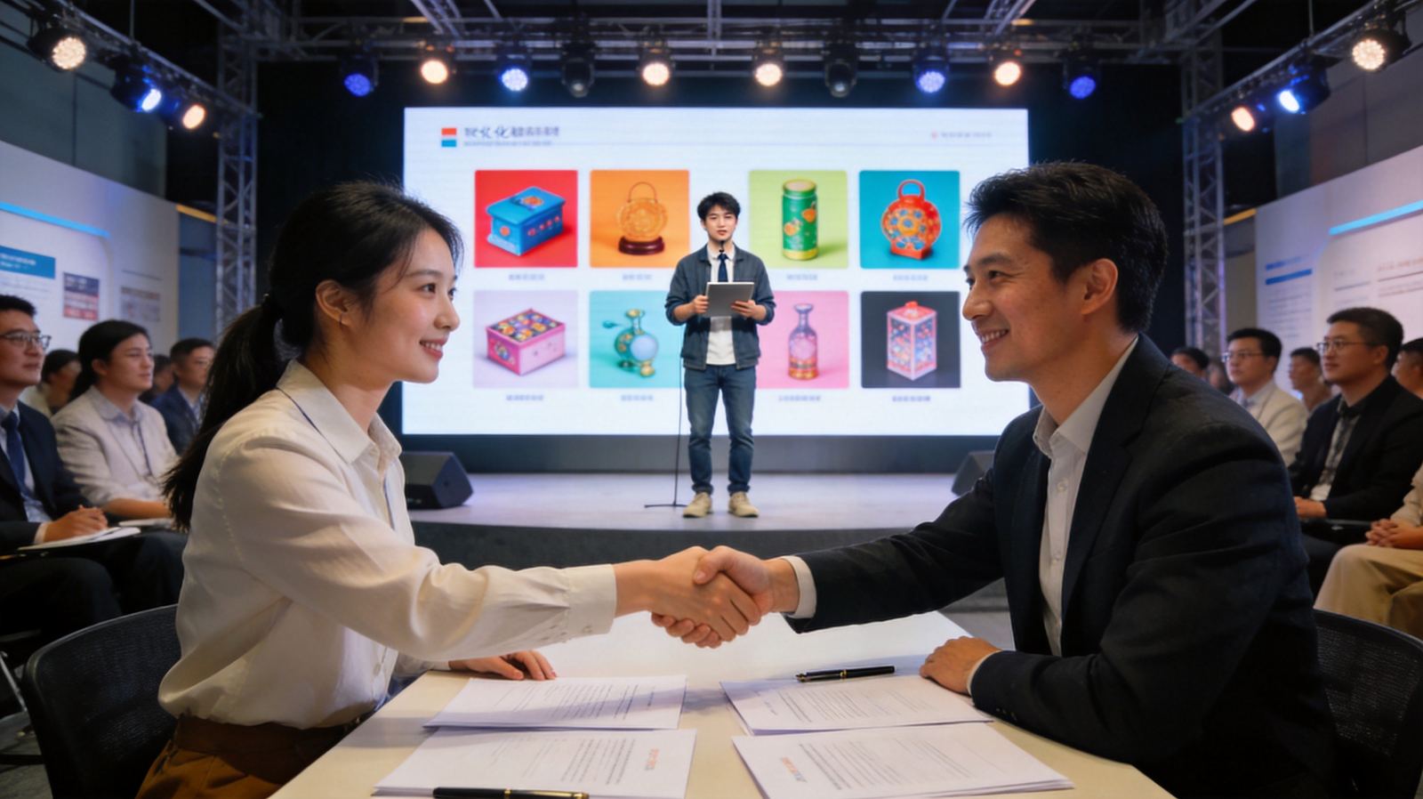 孵化路演对接