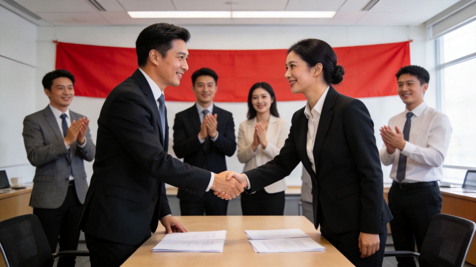 校企签约时刻